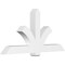 Ekena Millwork Redmond Architectural Grade PVC Gable Bracket, 72"W x 36"H x 6"D x 6"F, 12/12 Pitch GBP072X36X0606RED00 - alternate 1